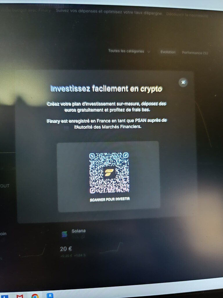 Problème pour voir son investissement CRYPTO sur le pc - Aide 🆘 - Forum  Finance n°1 pour les investisseurs en France - Finary