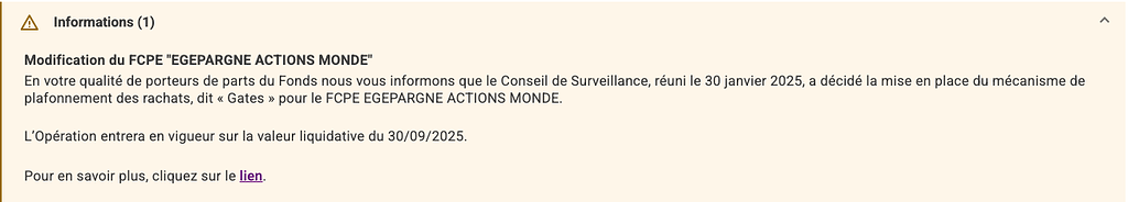 会社貯蓄プラン（PEE）：FCPE修正「Egepargne Actions Monde」 – 証券取引所🎢 -Forum Finance N°1フランスの投資家向け