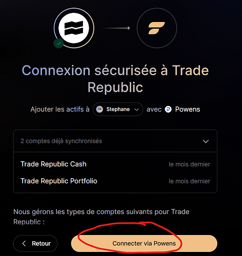 4-Finary connecter via Powens