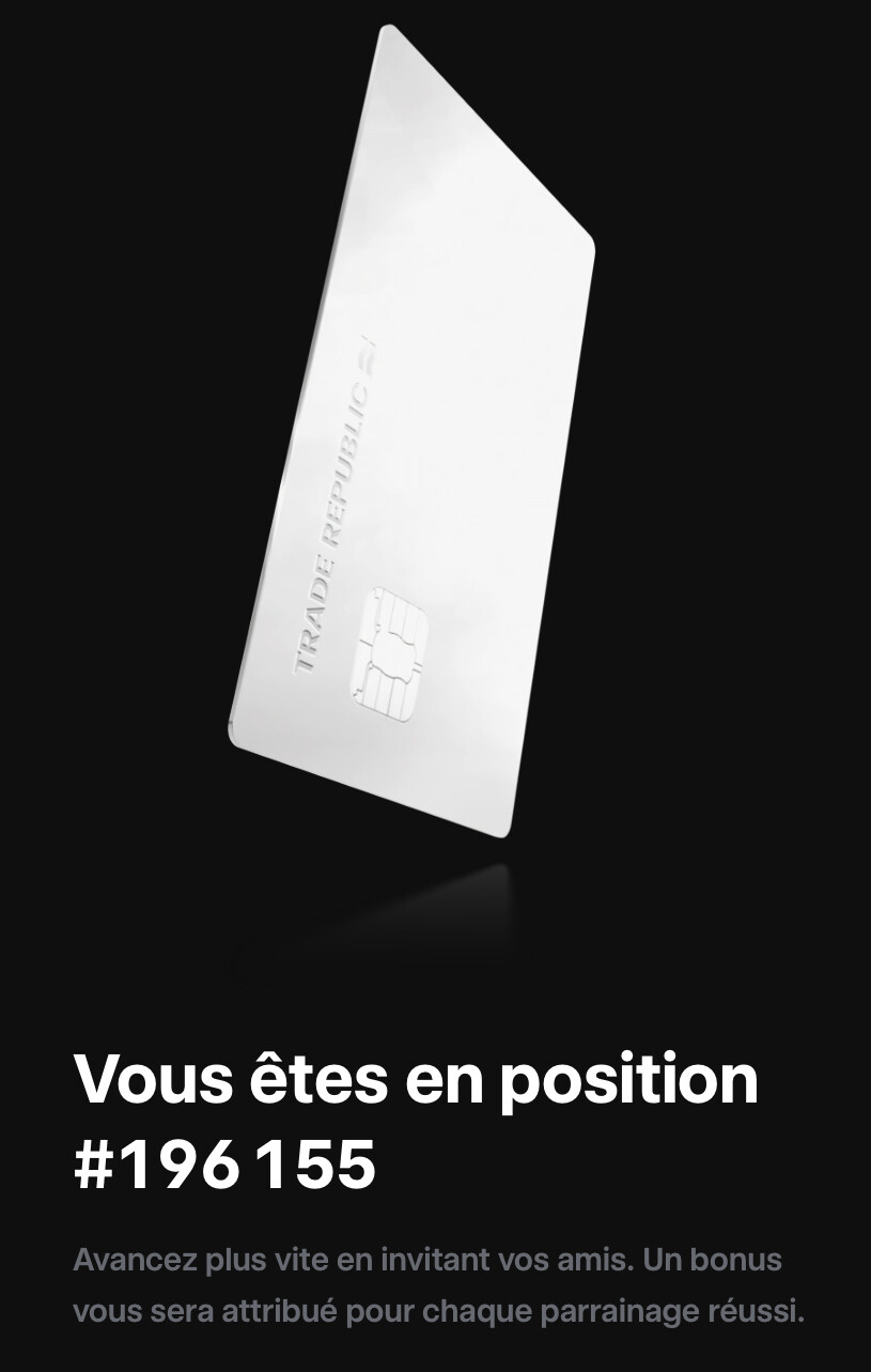 Carte bancaire Trade Republic : vos avis, informations, prix et frais -  Page 5 - Avis de la communauté 🤔 - Forum Finance n°1 pour les  investisseurs en France - Finary