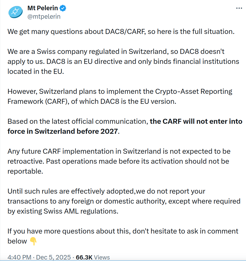 Acheter du bitcoin avec 0.5% de frais sur MtPelerin en passant par du ZCHF  - Crypto 🤖 - Forum Finance n°1 pour les investisseurs en France - Finary